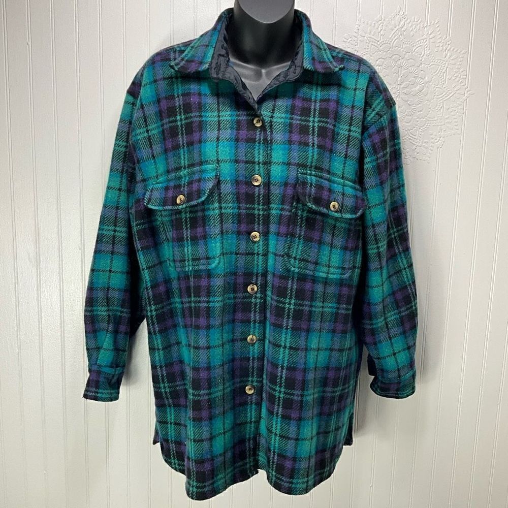 VINTAGE Robert Stock Wool Blend Shirt Jacket